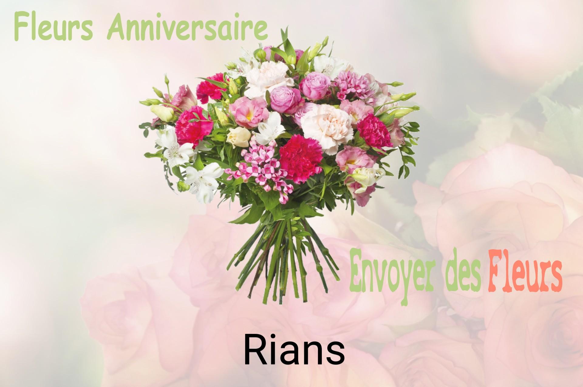 Bouquet de fleurs d’anniversaire livré à Rians